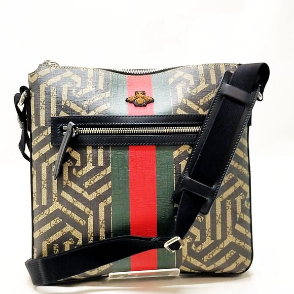 Gucci Shoulder Bag Black PVC 810-080725 - Picture 1 of 13